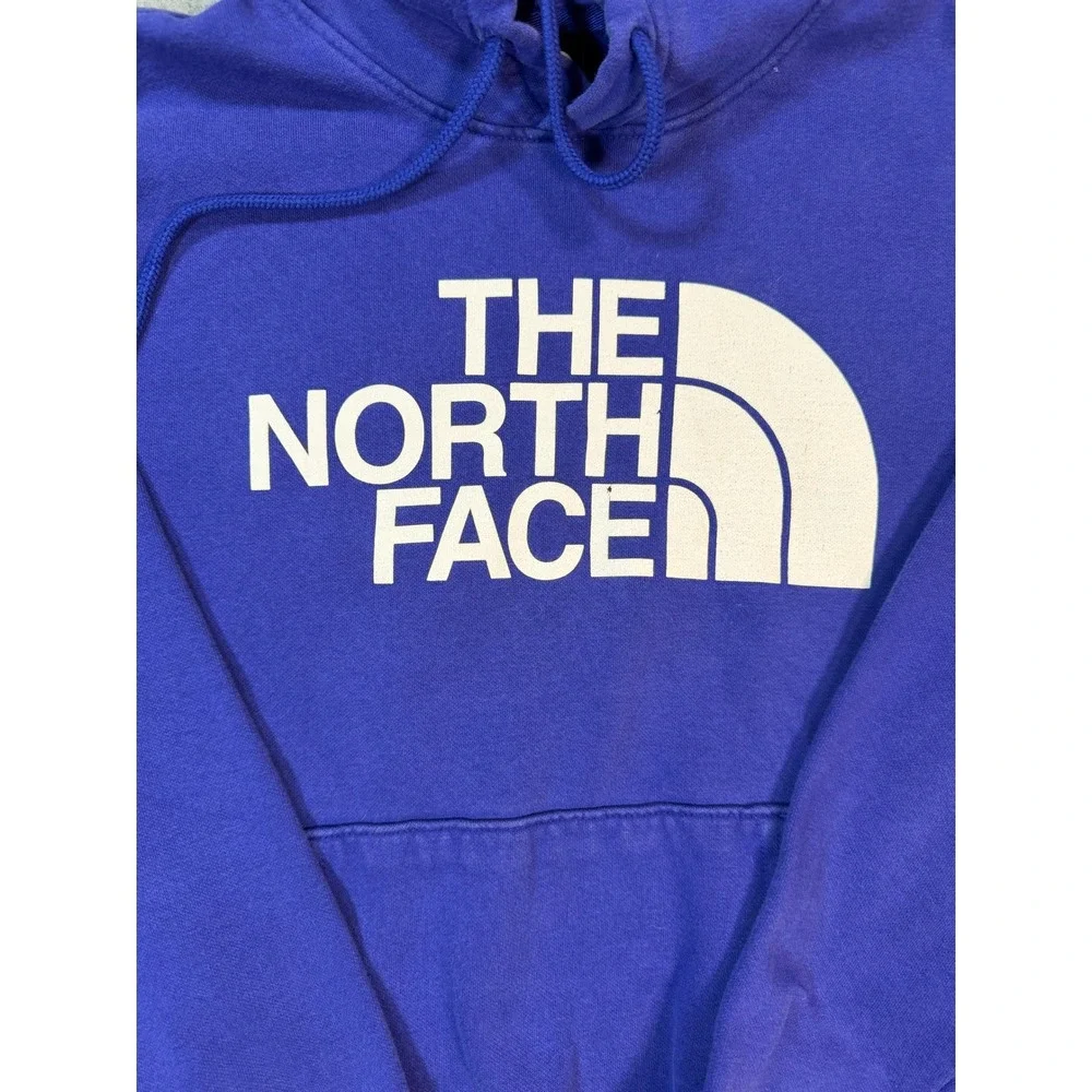 The North Face Mens Blue Half Dome Logo Pullover Hoodie‎ Sweatshirt Small